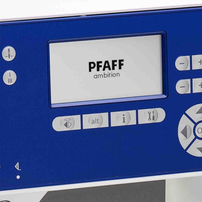 PFAFF® ambition™ 610 Blue Sewing Machine Extension Table Bundle - Image 7