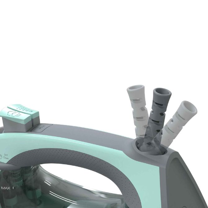 SINGER® SteamCraft Plus Steam Iron Mint/Gray - Image 2
