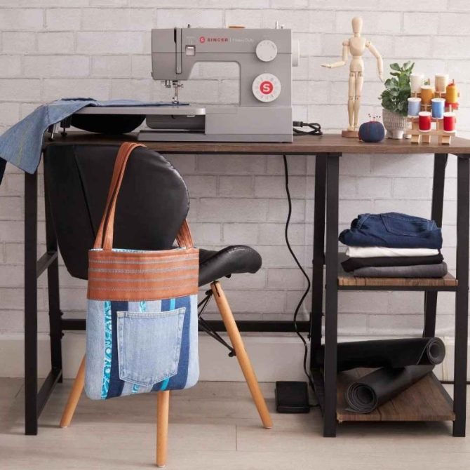 SINGER® Heavy Duty 6380 Sewing Machine with Extension Table - Image 2