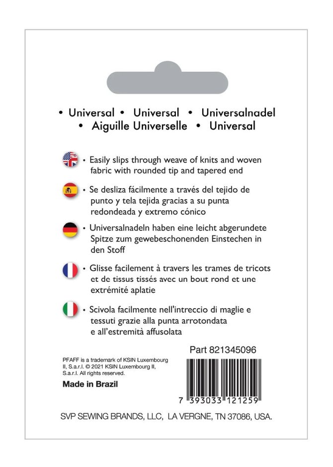 PFAFF® Universal Needles Size 60/08 5-Pack - Image 2