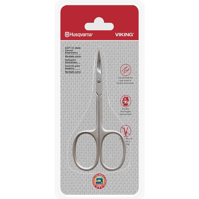 HUSQVARNA® VIKING® 3.5in/8.9cm Curved Embroidery Scissor - Image 3