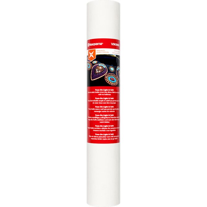 HUSQVARNA® VIKING® Fuse-On Light & Soft Stabilizer 12 Inches x 10 Yards - Image 2
