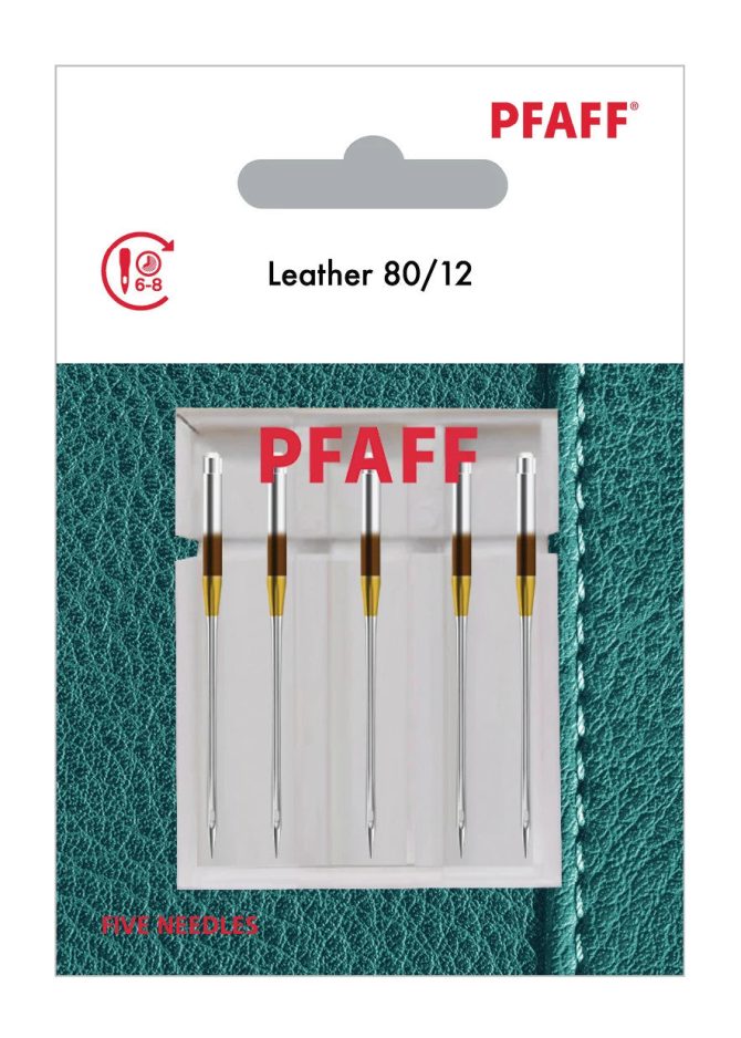 PFAFF® Leather Needles Size 80/12 5-Pack