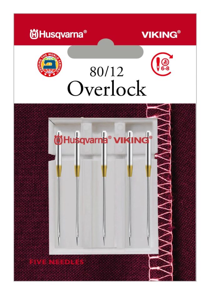 HUSQVARNA® VIKING® Overlock Needles Size 80/12 5-Pack