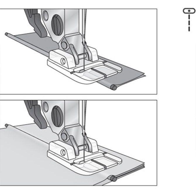 PFAFF® Narrow Piping Foot - Image 3