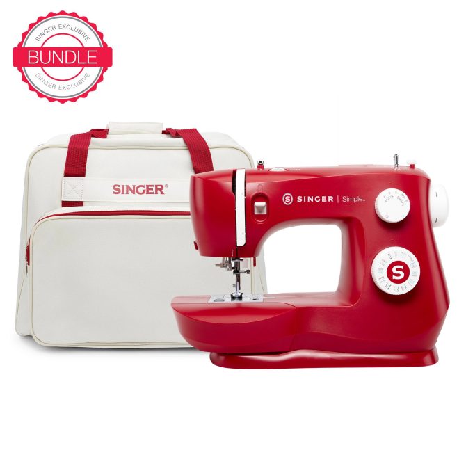 The SINGER® Classic Red Sewing Bundle