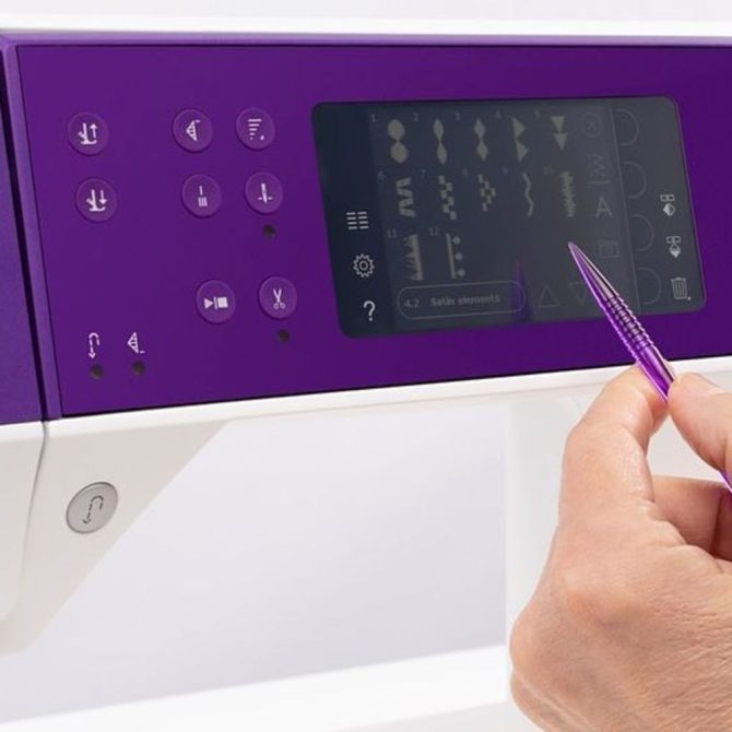 PFAFF® expression™ 710 Purple Sewing Machine - Image 4