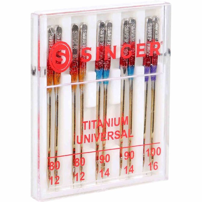 SINGER® Titanium Universal Needles Assorted Sizes - Image 2