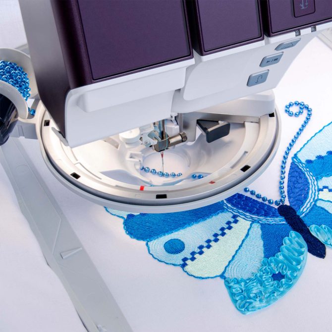 PFAFF® creative icon™ 2 Embellishment Attachment & Sampler Kit Bundle - Image 2