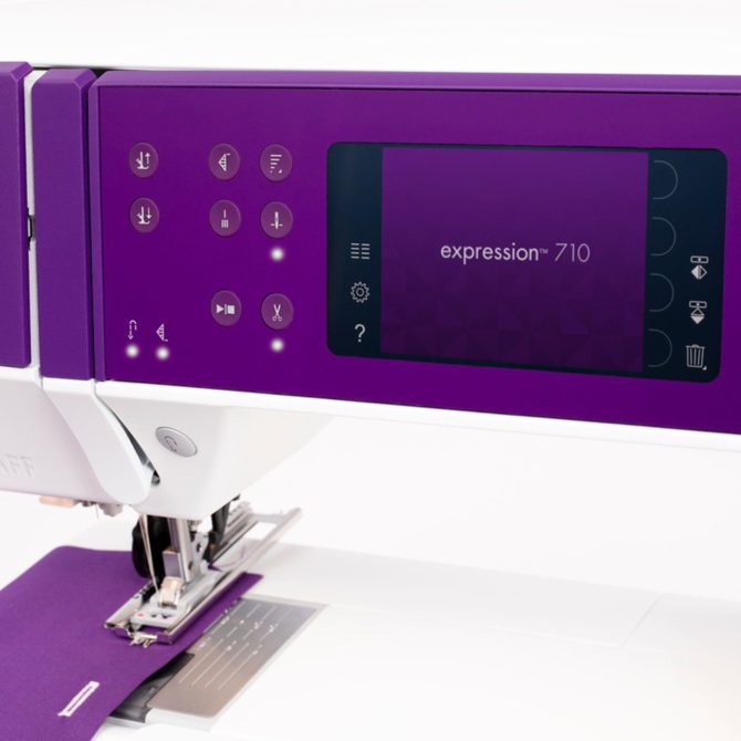 PFAFF® expression™ 710 Purple Sewing Machine - Image 6