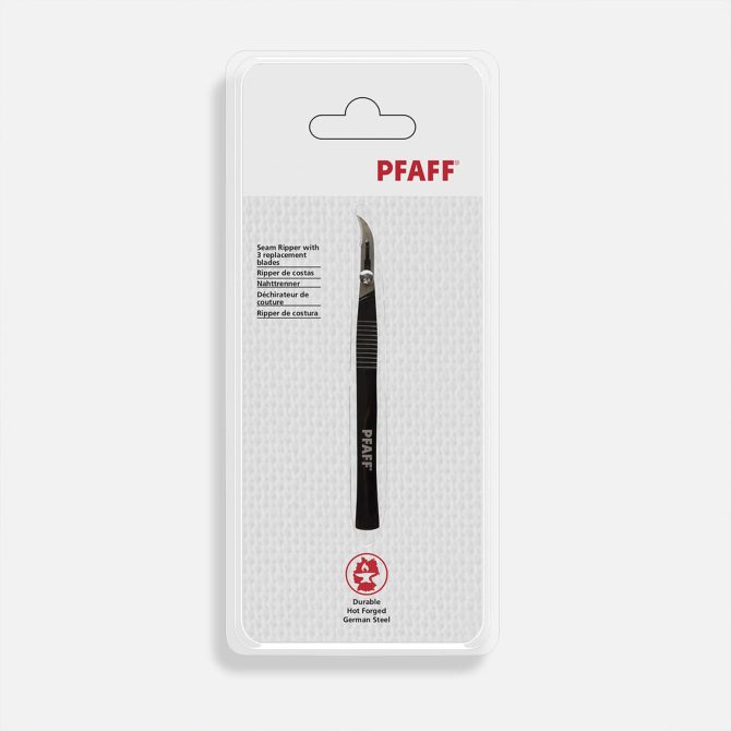 PFAFF® Seam Ripper with 3 Replacement Blades - Image 3