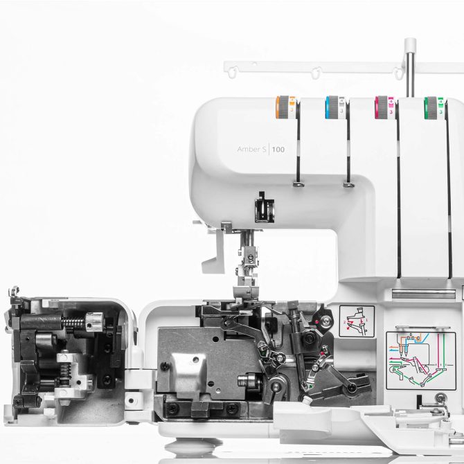 HUSQVARNA® VIKING® Refurbished AMBER S|100 Overlock Machine - Image 8