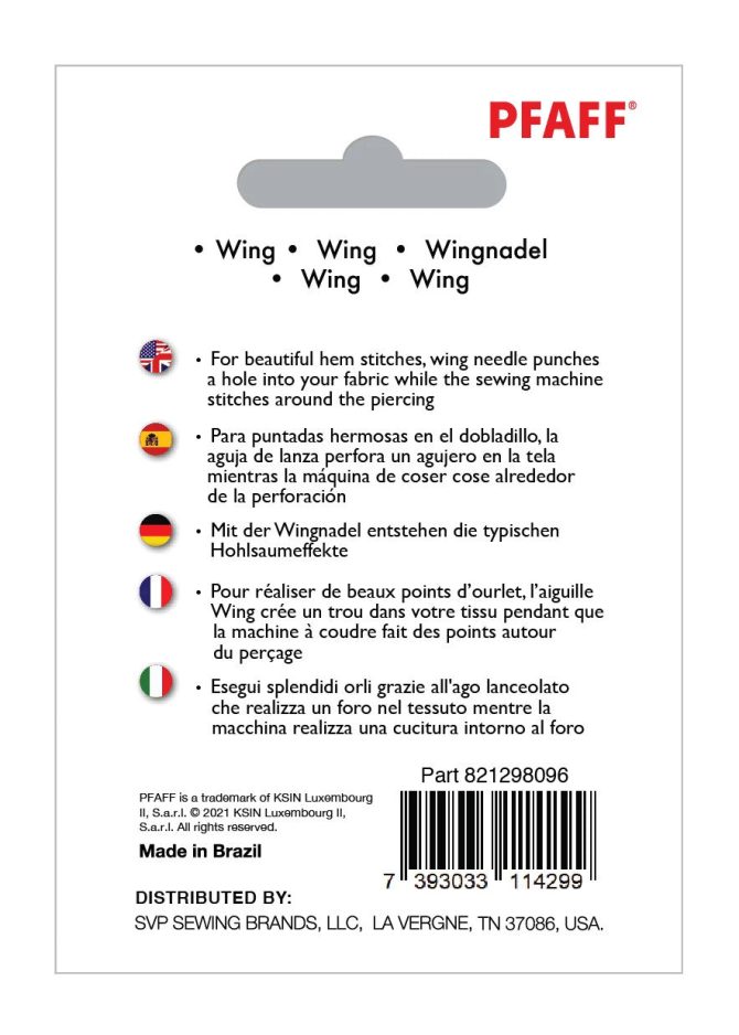 PFAFF® WING Needles Size 100/16 1-Pack - Image 2