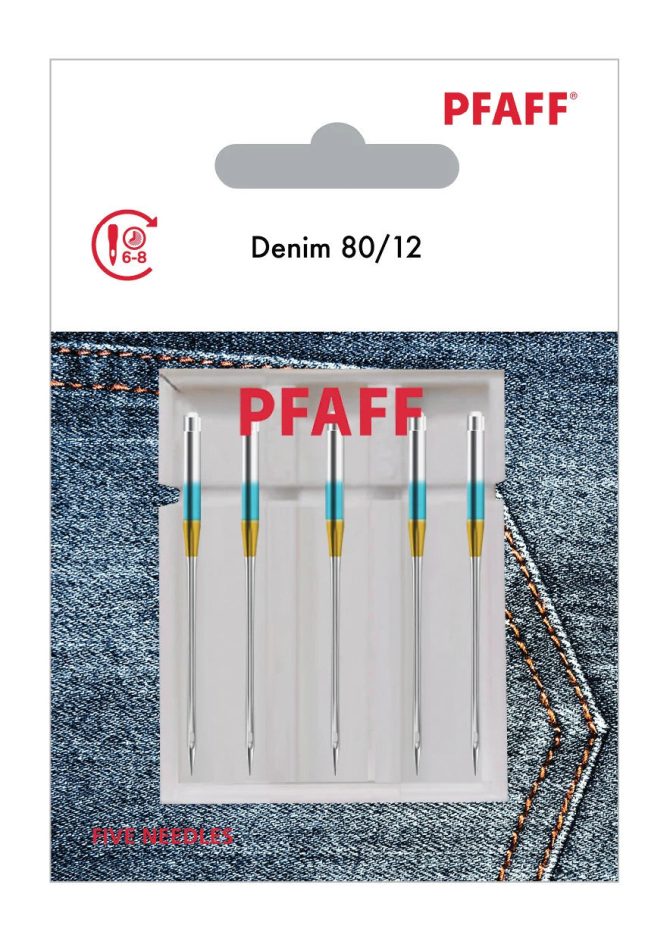 PFAFF® Denim Needles Size 80/12 5-Pack