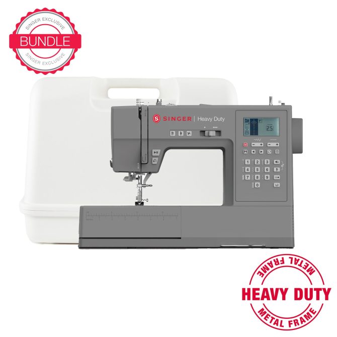 SINGER® Heavy Duty 6800C Sewing Machine & Hard Case Bundle