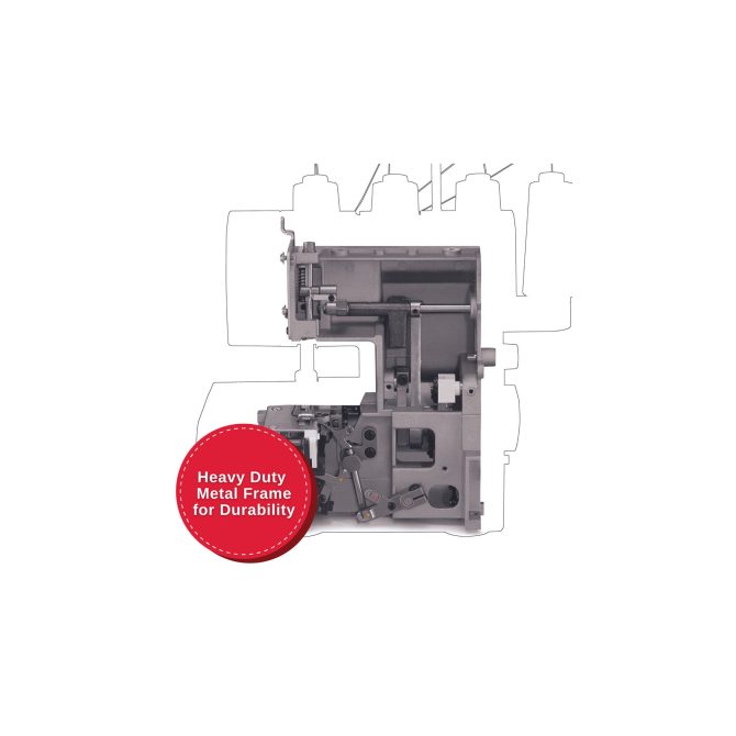 SINGER® HD0450S Heavy Duty Serger & Presser Foot Bundle - Image 6