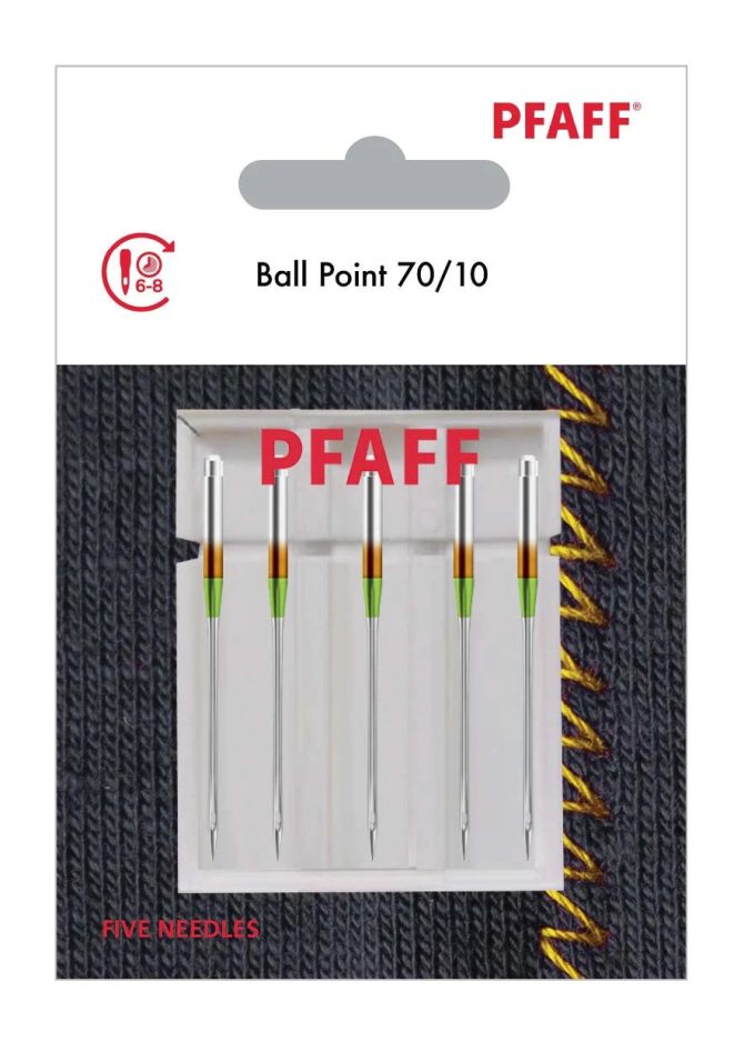PFAFF® Ball Point Needles Size 70/10 5-Pack