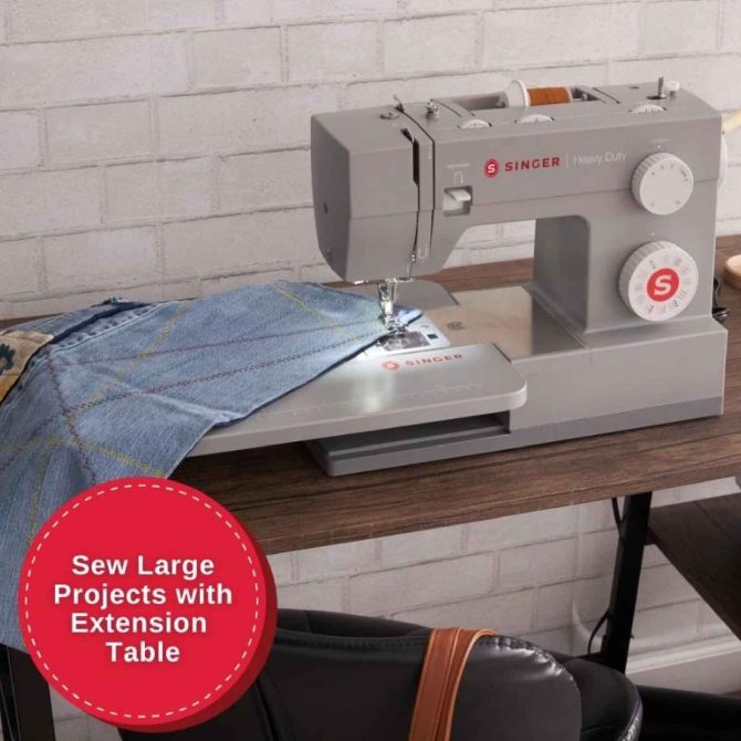 SINGER® Heavy Duty 6380 Sewing Machine with Extension Table - Image 7