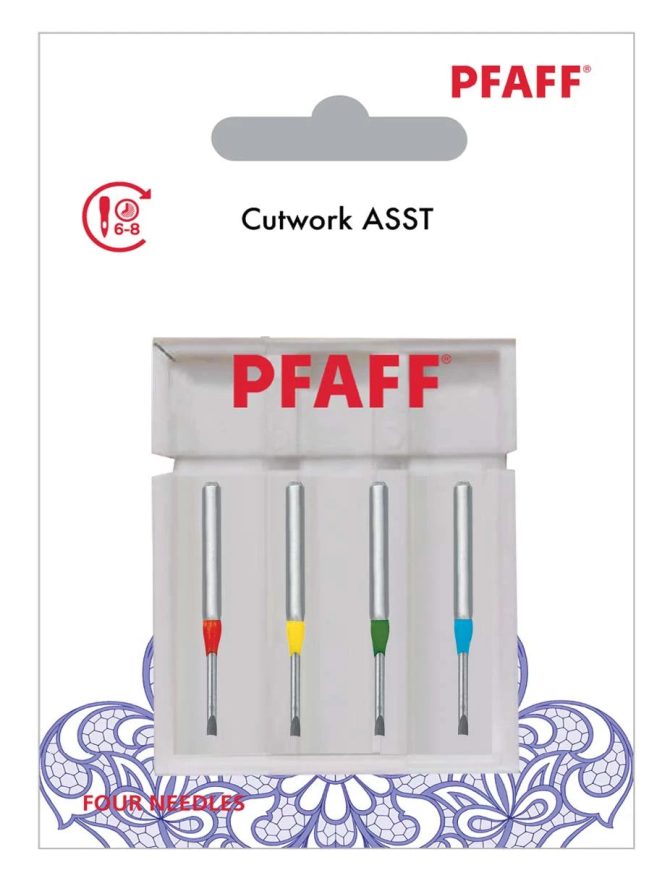 PFAFF® Cutwork Needles Assorted Sizes 4-Pack