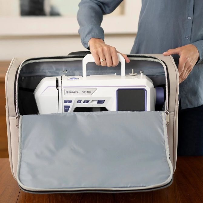 HUSQVARNA® VIKING® Machine & Embroidery Unit Luggage Set - Image 6