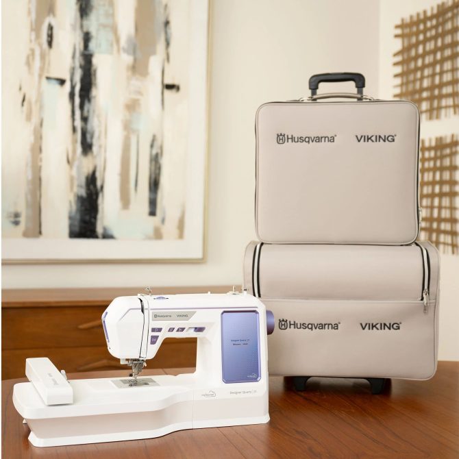 HUSQVARNA® VIKING® Machine & Embroidery Unit Luggage Set - Image 4