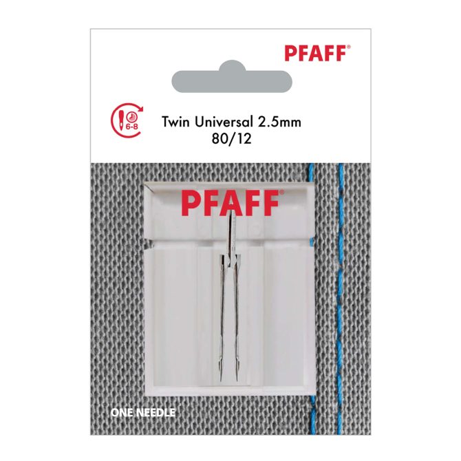 PFAFF® Twin Universal 2.5mm Needle Size 80/12