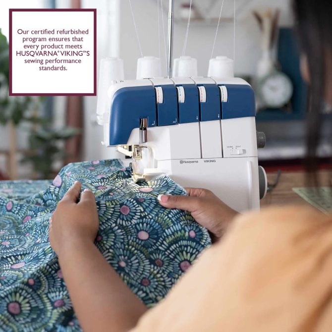 HUSQVARNA® VIKING® Refurbished AMBER™ Air S | 400 Overlock Machine - Image 2
