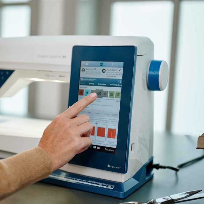 HUSQVARNA® VIKING® Refurbished DESIGNER SAPPHIRE™ 85 Sewing & Embroidery Machine - Image 8