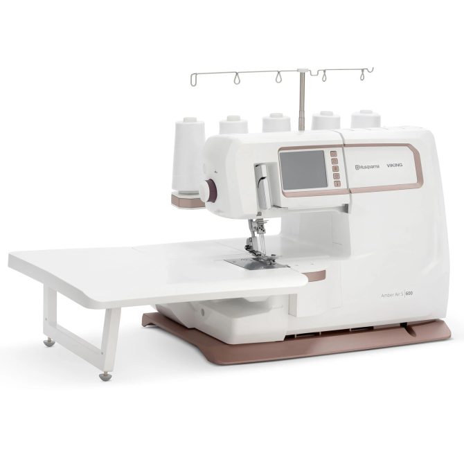 HUSQVARNA® VIKING® Refurbished AMBER™ Air S | 600 Coverlock Machine - Image 8