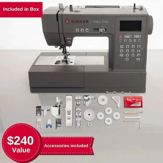 SINGER® Heavy Duty 6800C Sewing Machine & Hard Case Bundle - Image 6