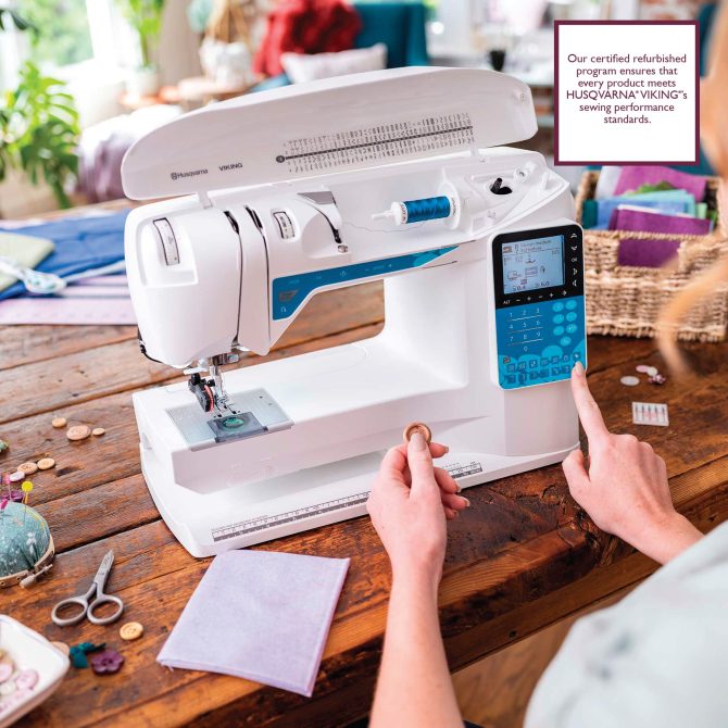HUSQVARNA® VIKING® Refurbished OPAL™ 650 Sewing Machine - Image 2