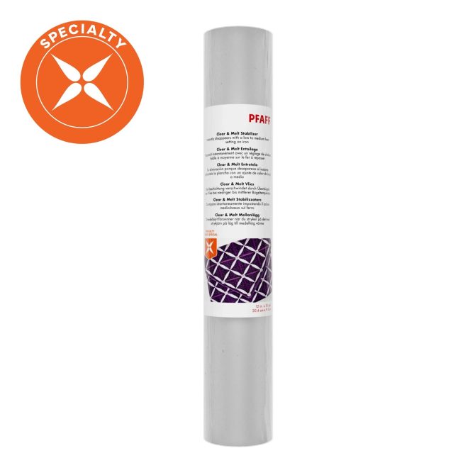 PFAFF® Clear N Melt Stabilizer 12 inches x 10 yards