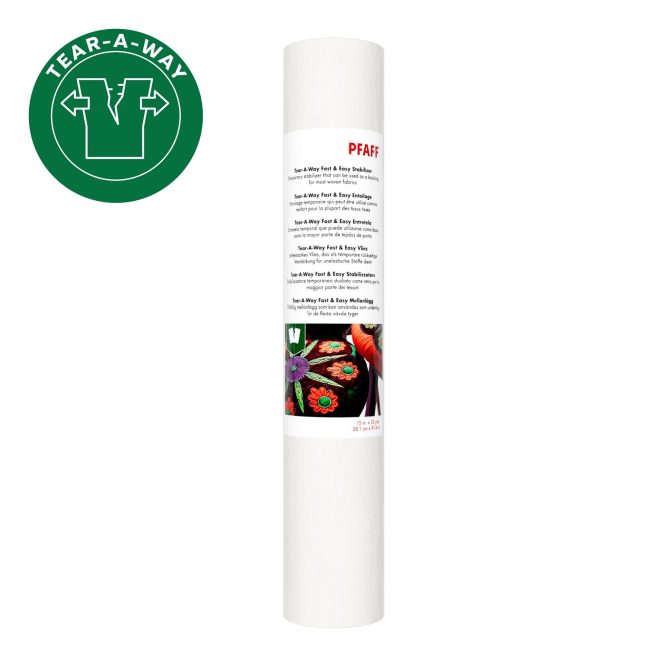 PFAFF® Tear-a-Way Fast & Easy™ Stabilizer 15 Inches x 10 Yards