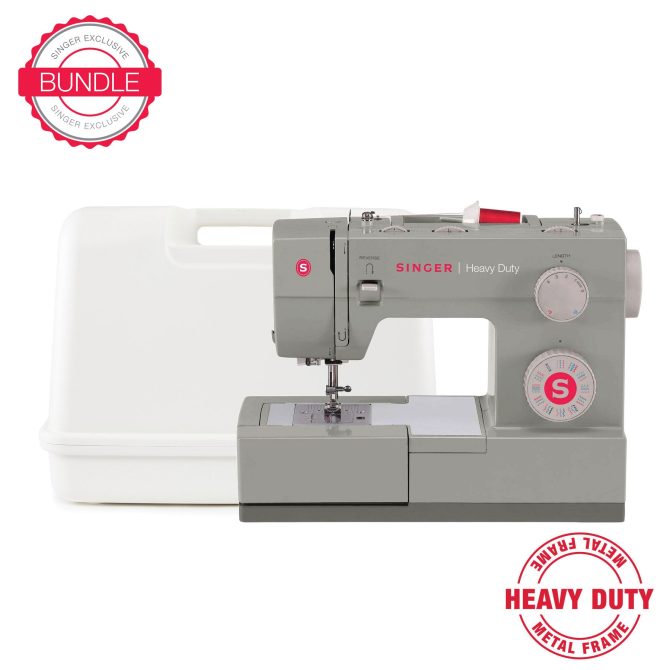 SINGER® Heavy Duty 4452 Sewing Machine & Hard Case Bundle