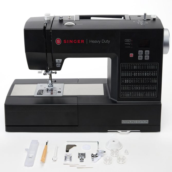 Heavy Duty 6600C Sterling Sewing Machine & Black Hard Case Bundle - Image 9