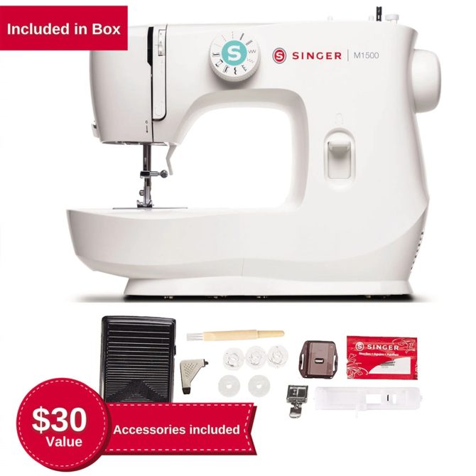 SINGER® M1500 Sewing Machine with Bonus Sewing Kit - Image 3