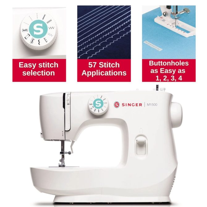 SINGER® M1500 Sewing Machine with Bonus Sewing Kit - Image 4