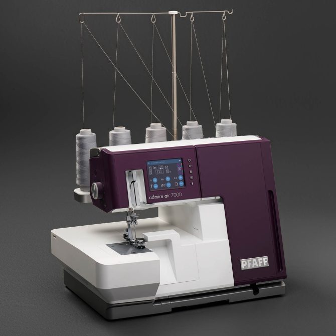 PFAFF® admire™ air 7000 Purple Coverlock Machine - Image 3