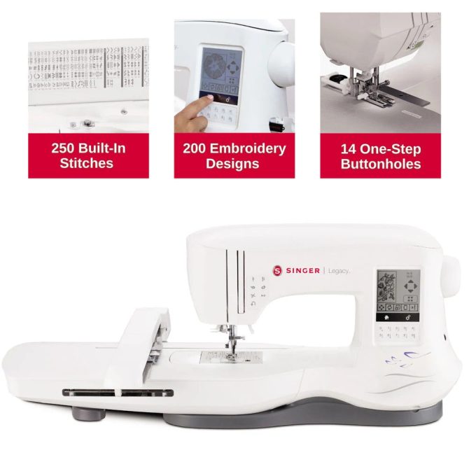 SINGER® Legacy™ SE300 Sewing & Embroidery Machine - Image 5