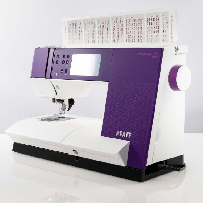 PFAFF® expression™ 710 Purple Sewing Machine - Image 5