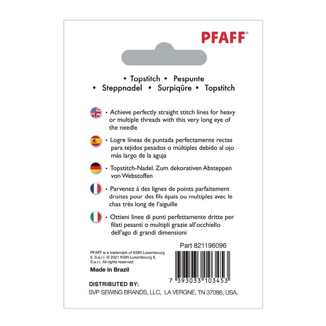 PFAFF® Topstitch Needles Size 90/14 5-Pack - Image 2