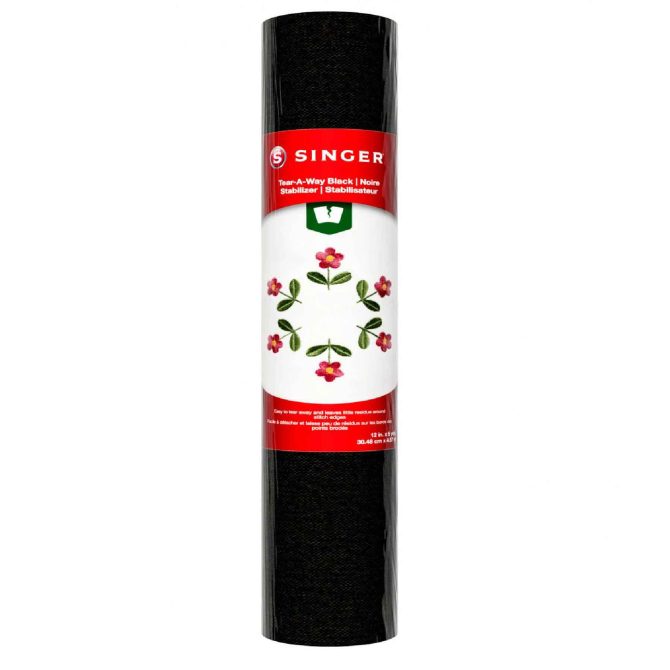 SINGER® Tear-A-Way Black Stabilizer 12 inch x 5 yards - Image 2