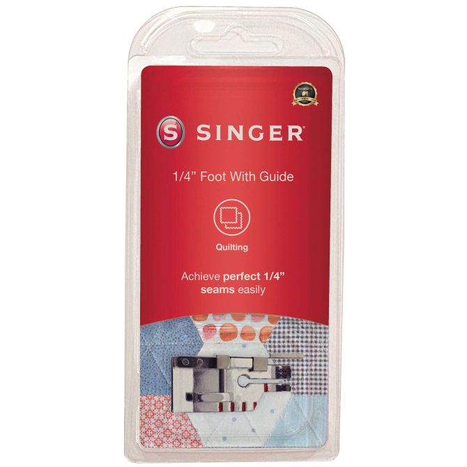 SINGER® 1/4 inch Presser Foot with Guide - Image 2