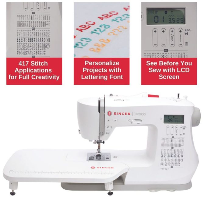 SINGER® C7290Q Sewing & Quilting Machine with Extension Table - Image 4