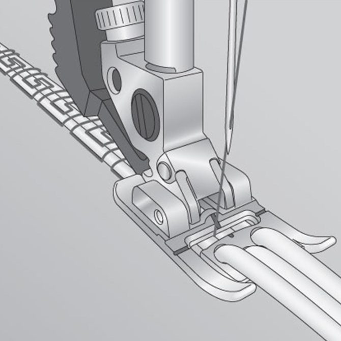 PFAFF® Three Hole Yarn Foot for IDT™ System - Image 2