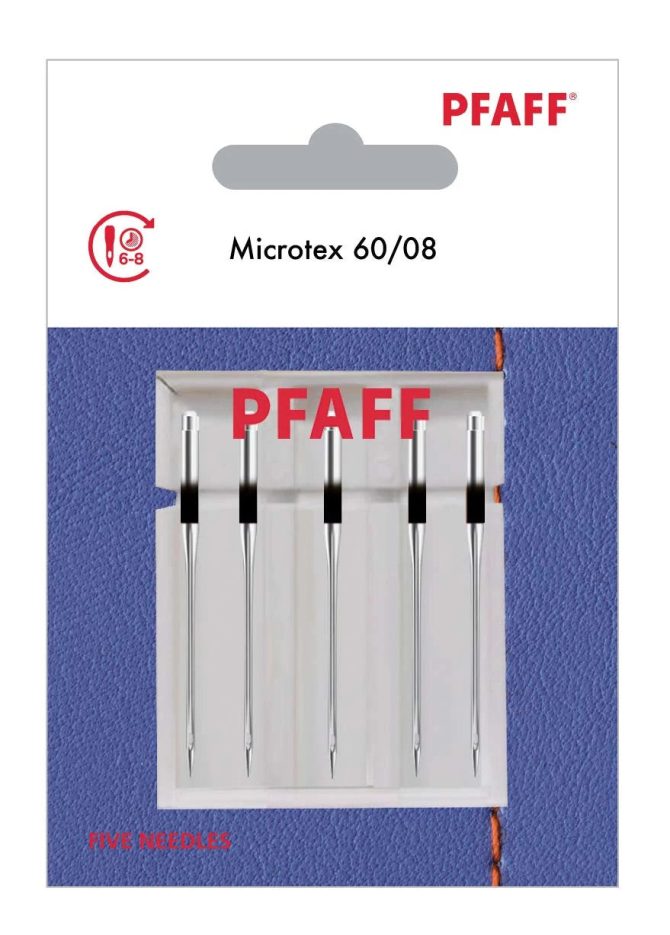 PFAFF® Microtex Needles Size 60/08 5-Pack