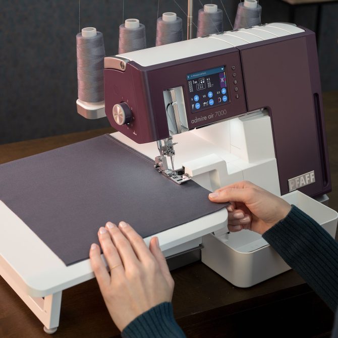 PFAFF® admire™ air 7000 Purple Coverlock Machine - Image 4
