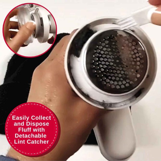 SINGER® Compact Fabric Shaver & Lint Remover - Battery Powered - Image 5