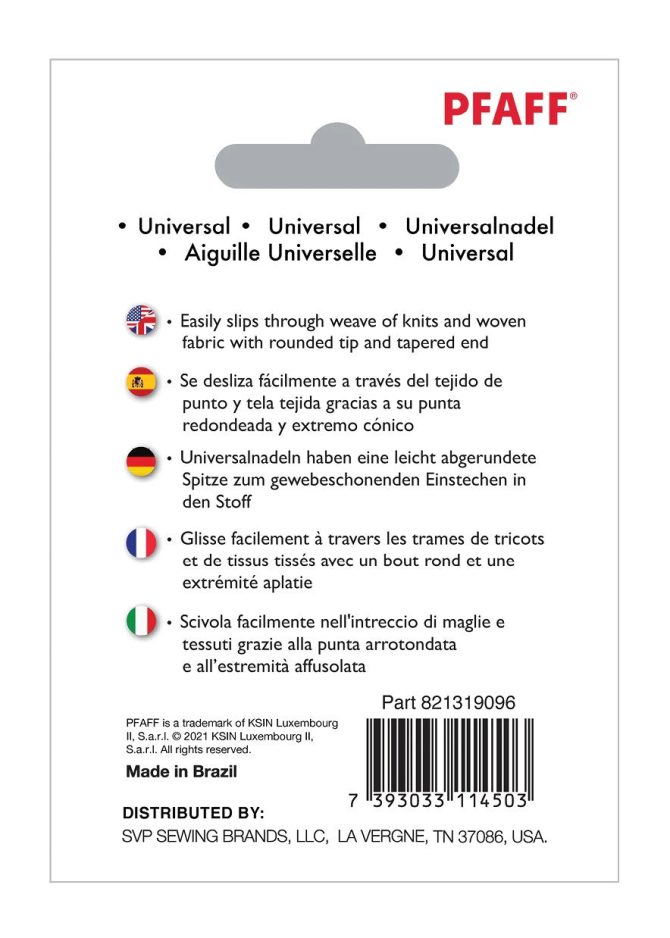 PFAFF® Universal Needles Size 70/10 5-Pack - Image 2