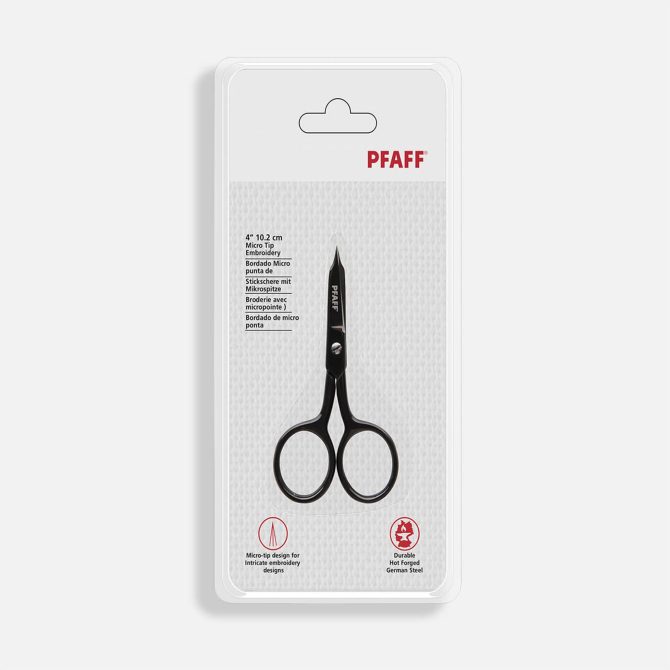 PFAFF® 4in/10.2cm Micro Tip Straight Blade Scissor - Image 3